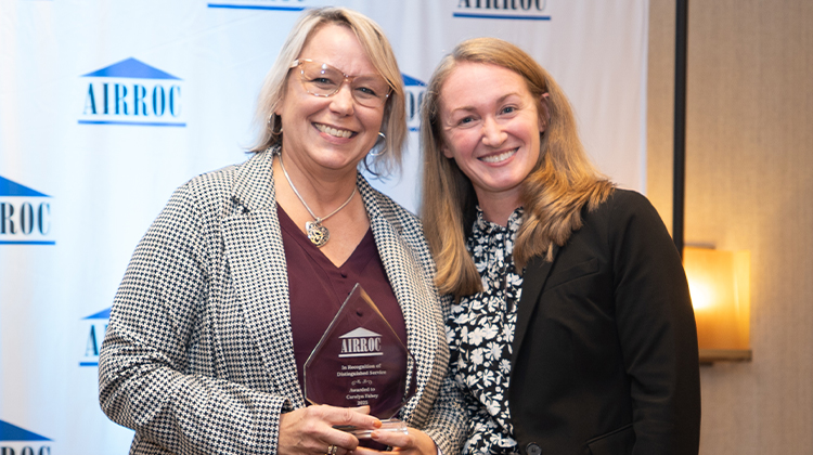 AIRROC Honors Carolyn Fahey with Special Service Award